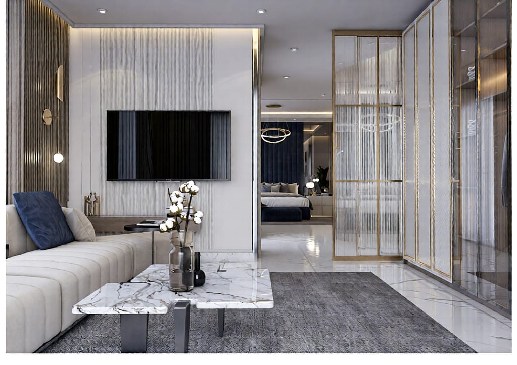 558-Sitting Hall…. Interior Design, Size(5.30mx4.50m) - Image 2