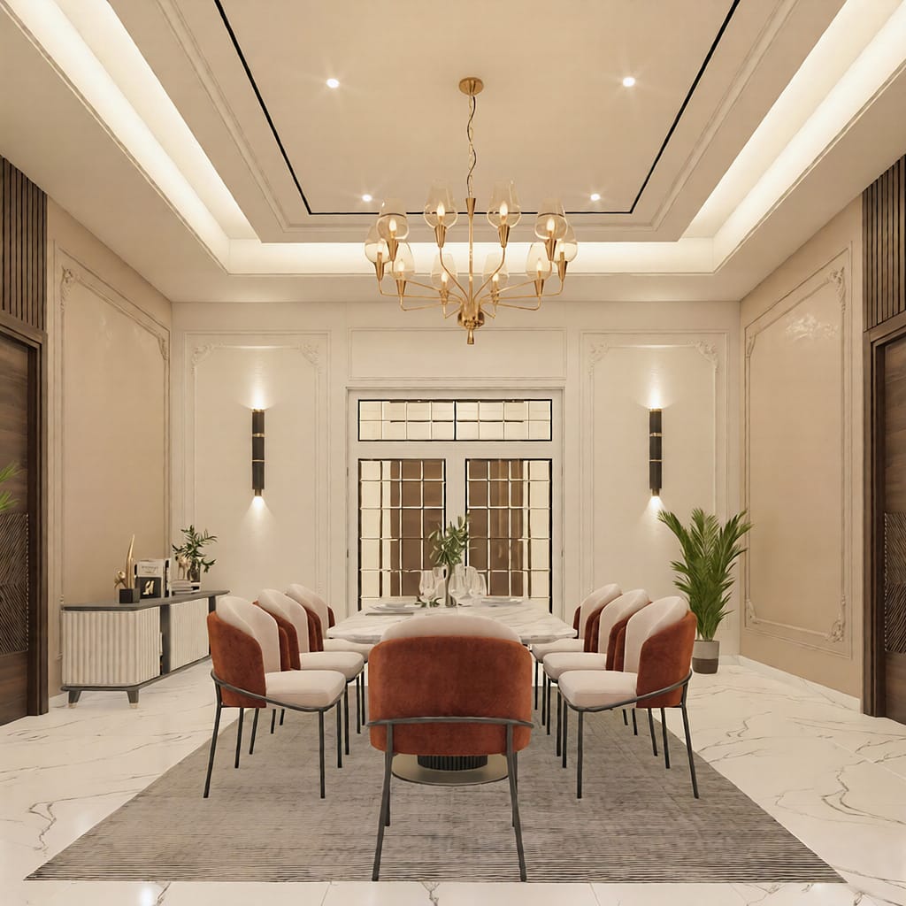 538 family hall interior design,size (5.20mx7.10m)