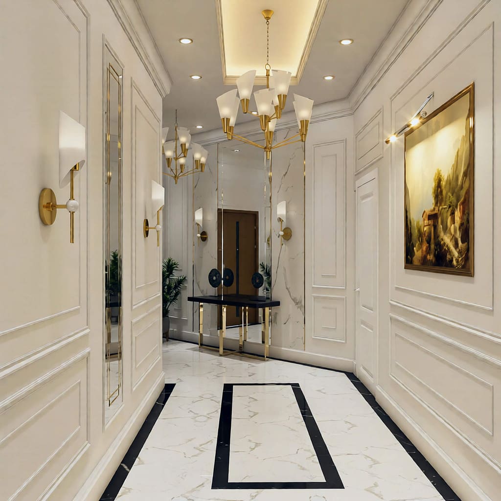 521 family hall interior design,size (7.30mx5.80m)