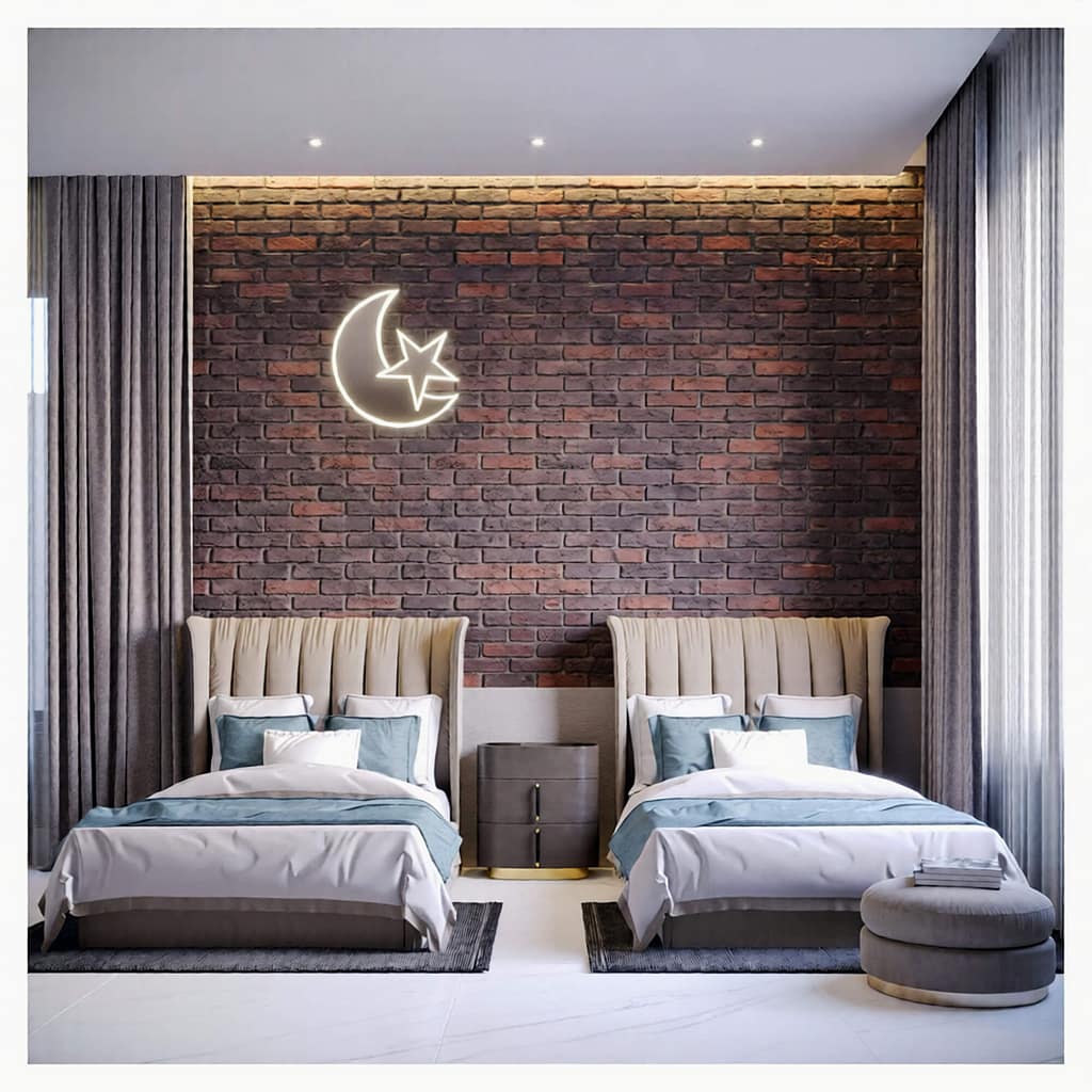 527 bed room interior design,size (5.10mx4.00m)