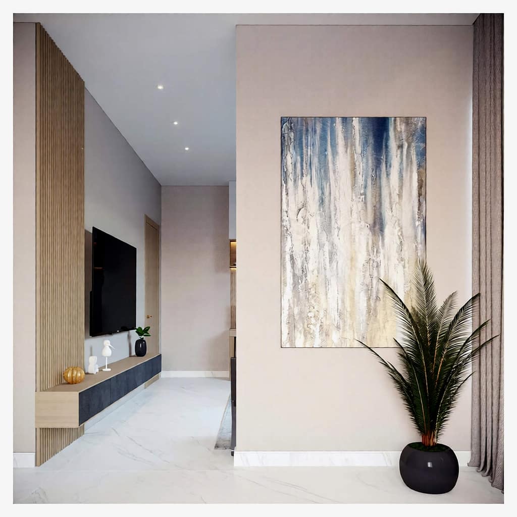 527 bed room interior design,size (5.10mx4.00m)