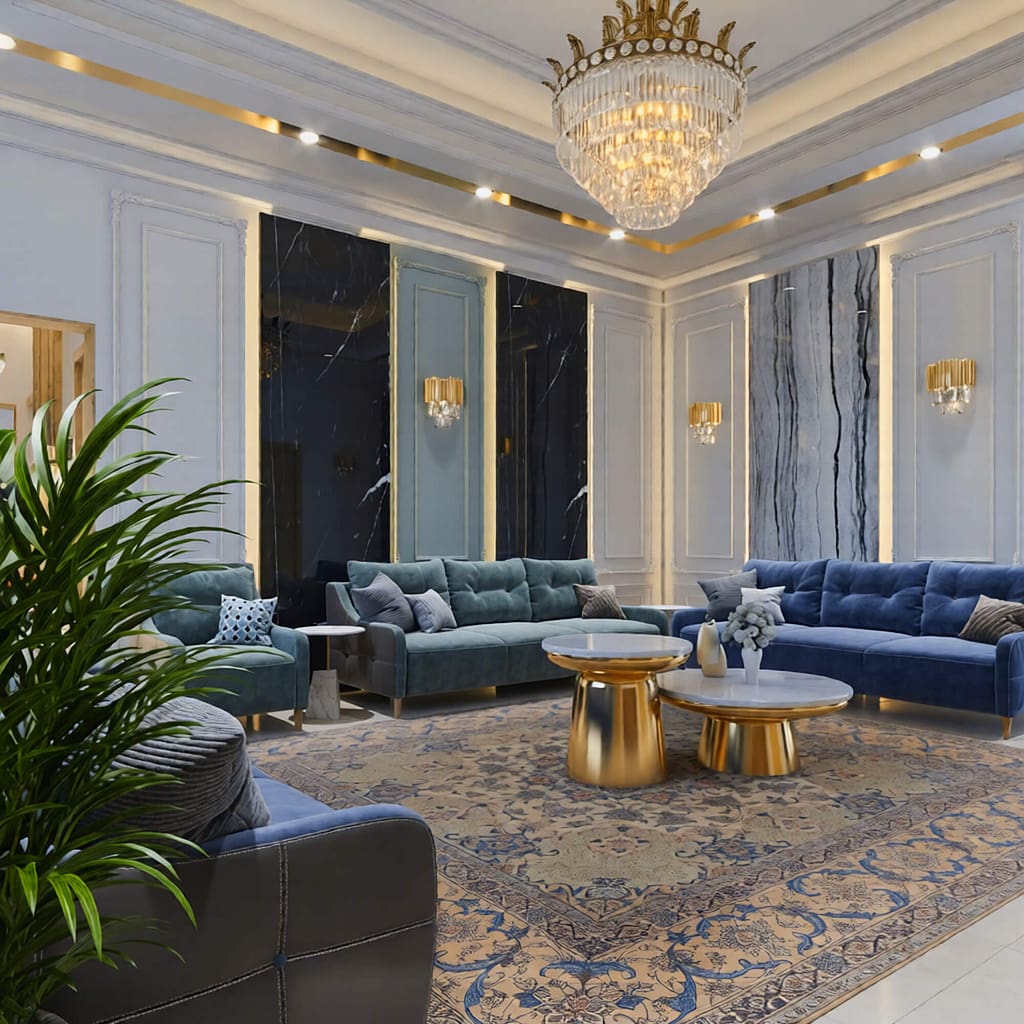 512 modern guest room interior design, size (5.20mx6.00m)