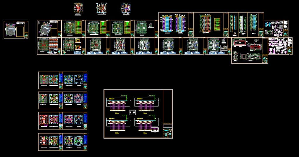 1003 12 floor building design ,plot size (20mx25m)