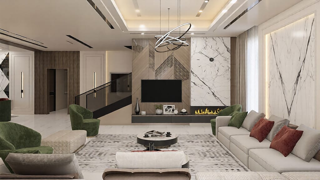 533 family hall interior design,size (5.50mx4.50m) (copy)