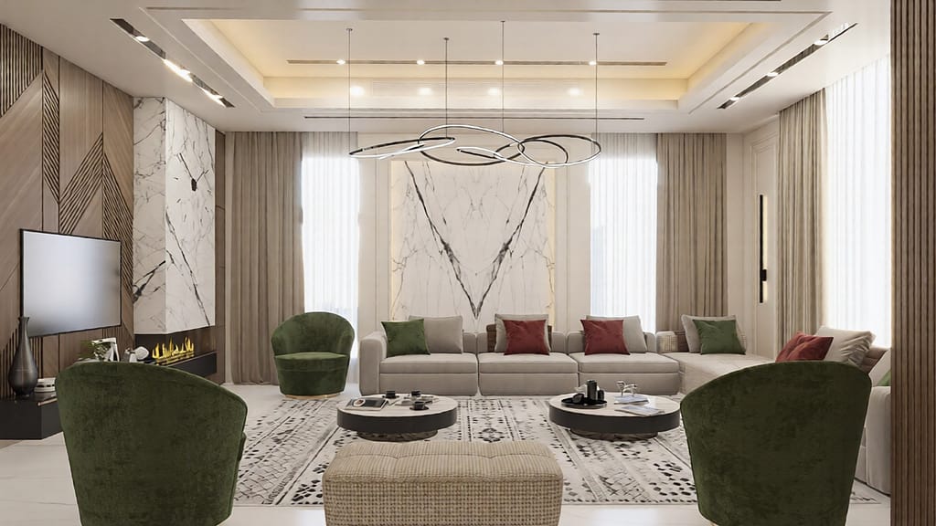 533 family hall interior design,size (5.50mx4.50m) (copy)