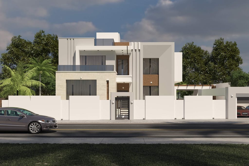 33 three floor modern house design,plot size (20mx30m) (copy)