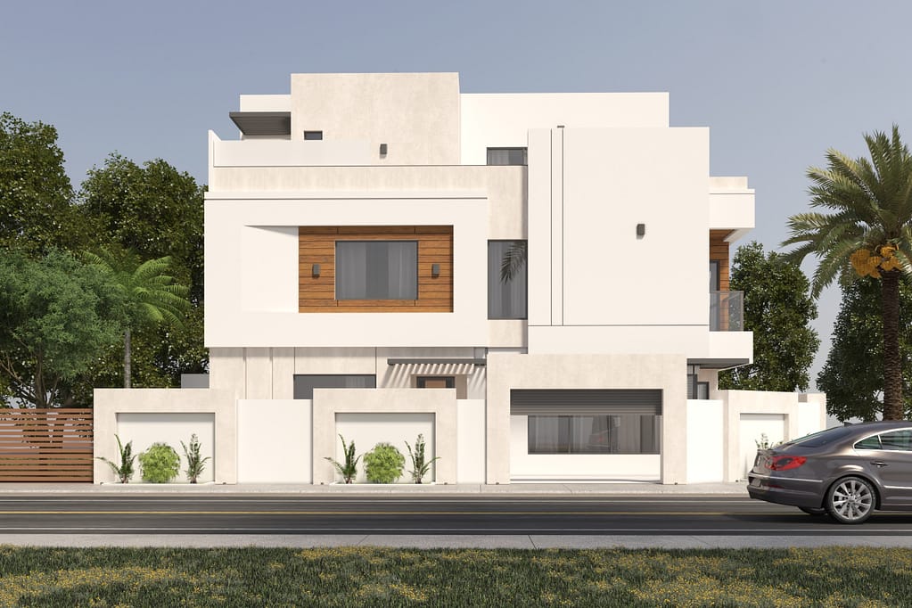 31 three floor modern house design,plot size (20mx20m)