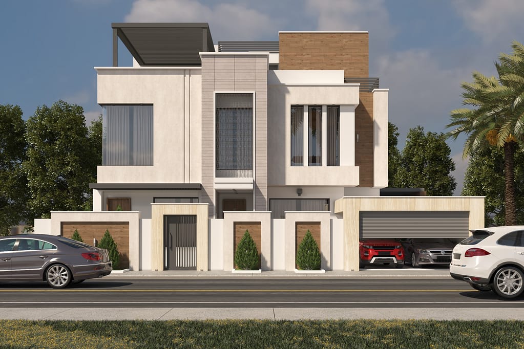 31 three floor modern house design,plot size (20mx20m) (copy)