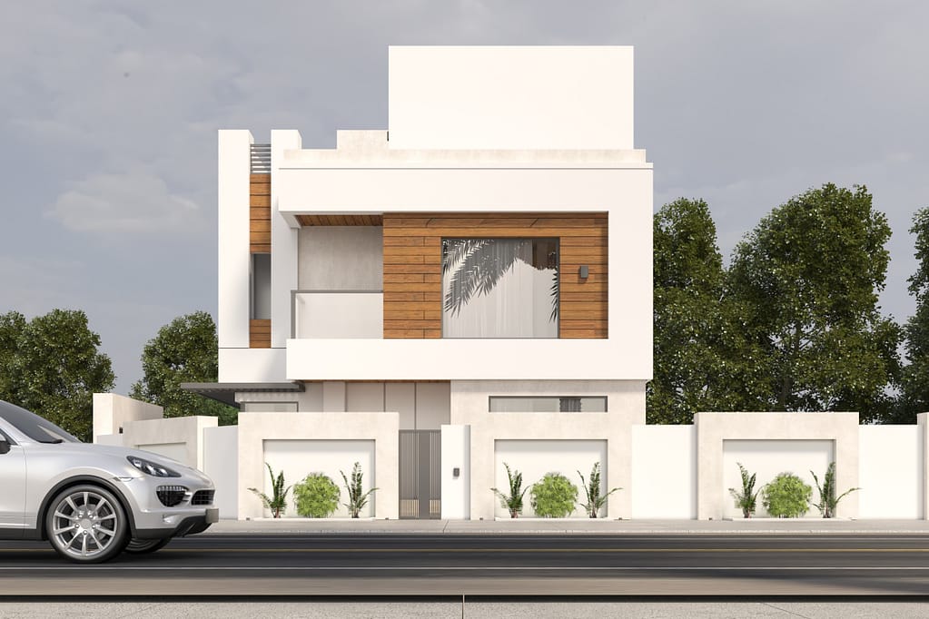 31 three floor modern house design,plot size (20mx20m)