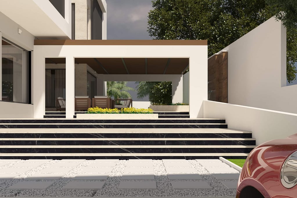 33 three floor modern house design,plot size (20mx30m) (copy)