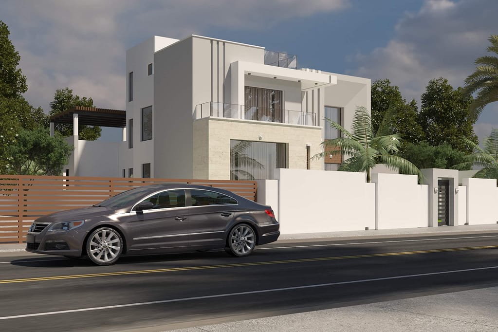 34 three floor modern house design,plot size (30mx40m)