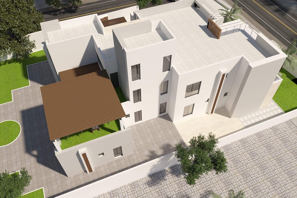 34 three floor modern house design,plot size (30mx40m)