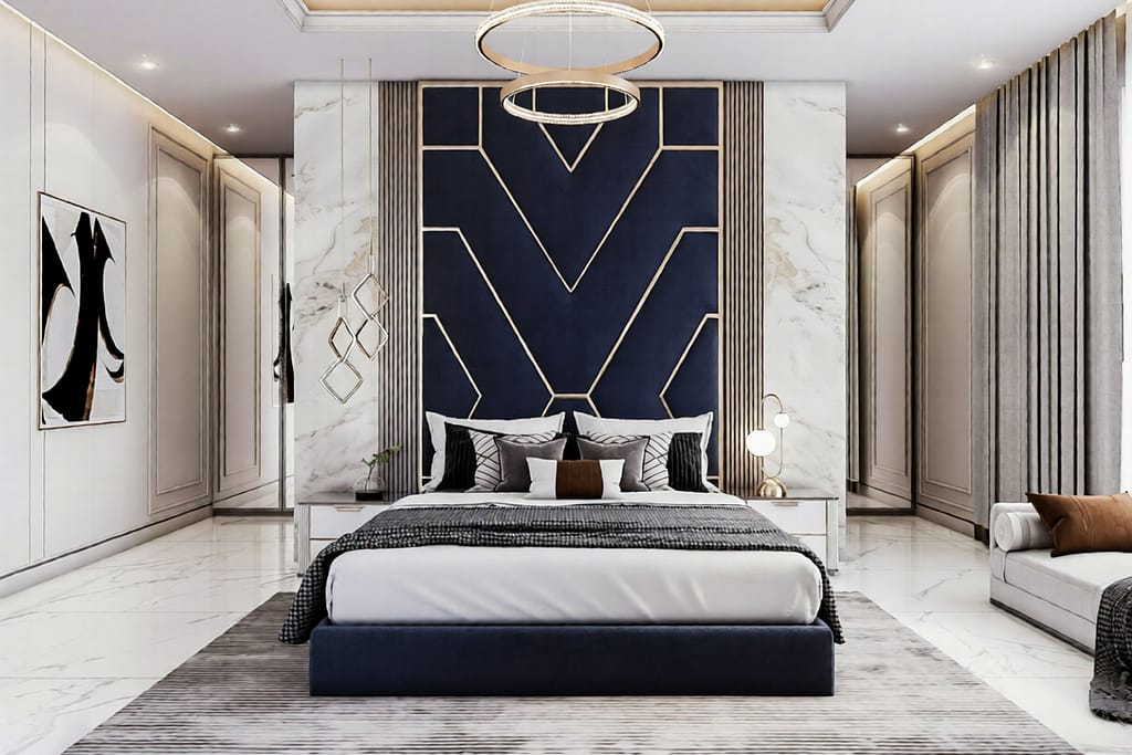 542 bed room interior design,size (5.00mx4.80m) (copy)