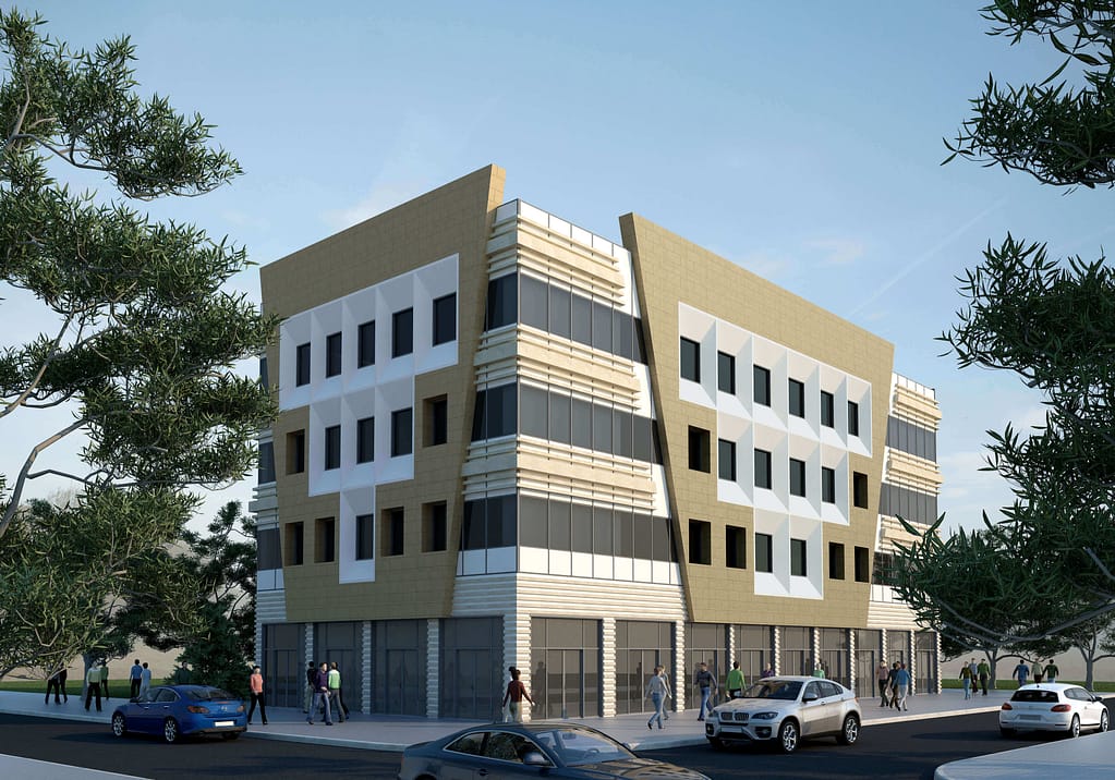 1004 12 floor building design ,plot size (22mx52m) (copy)