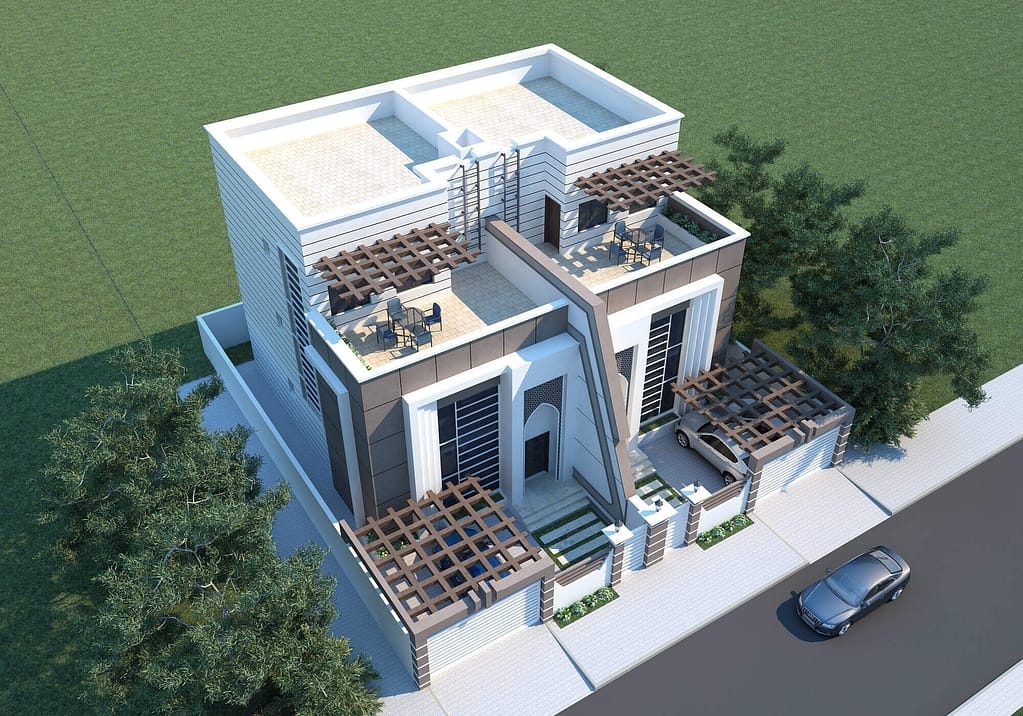 three floor modern house design,(39 houses) (copy)