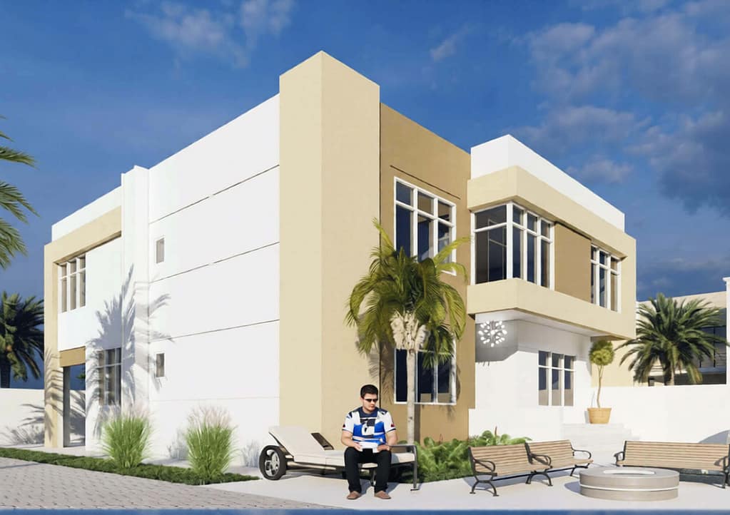 two floor modern house design , plot size 20 m x 30 m (copy)