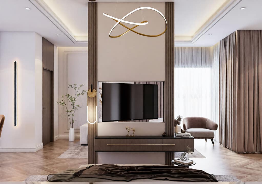 530 bed room interior design,size (5.20mx6.90m)