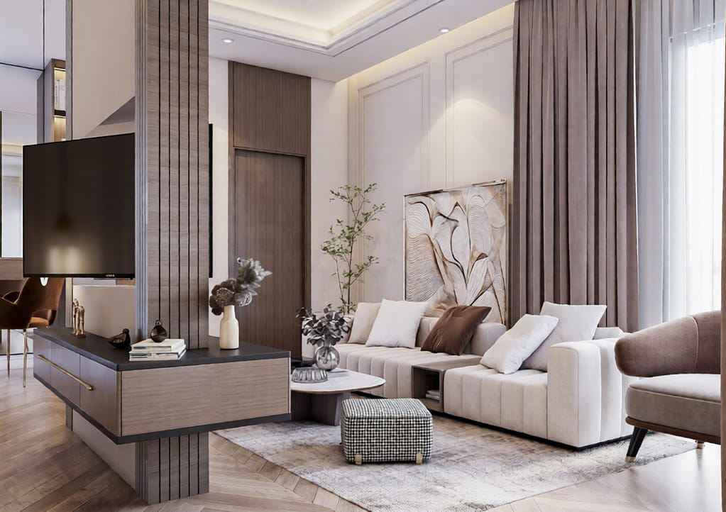 530 bed room interior design,size (5.20mx6.90m)