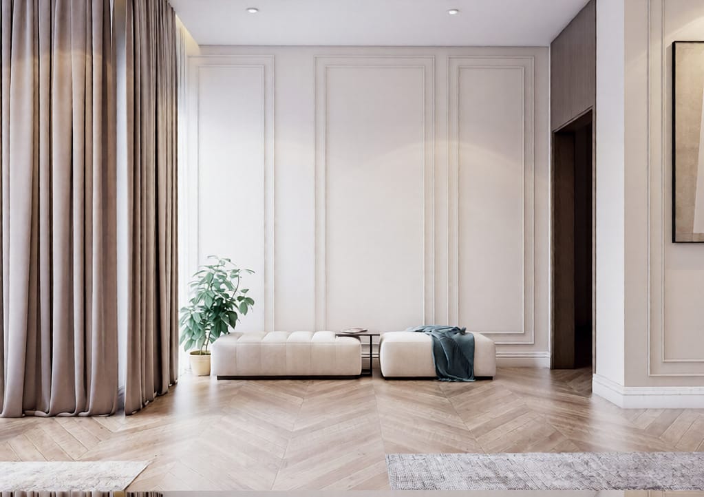 530 bed room interior design,size (5.20mx6.90m)