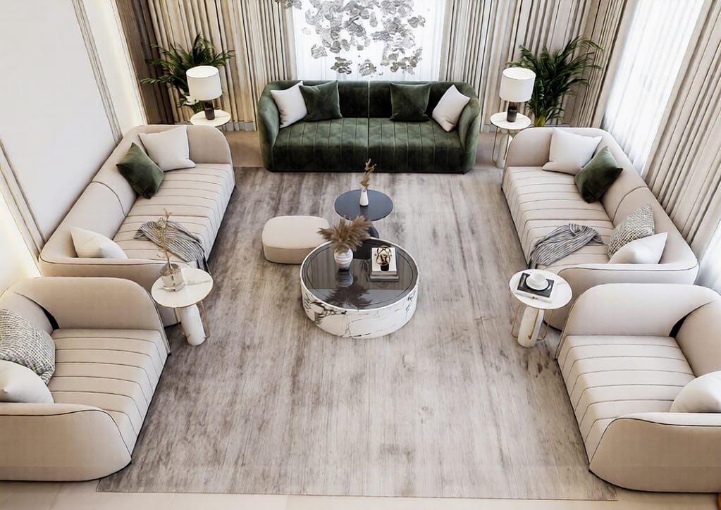 548 family hall interior design,size (6.00mx5.50m) (copy)