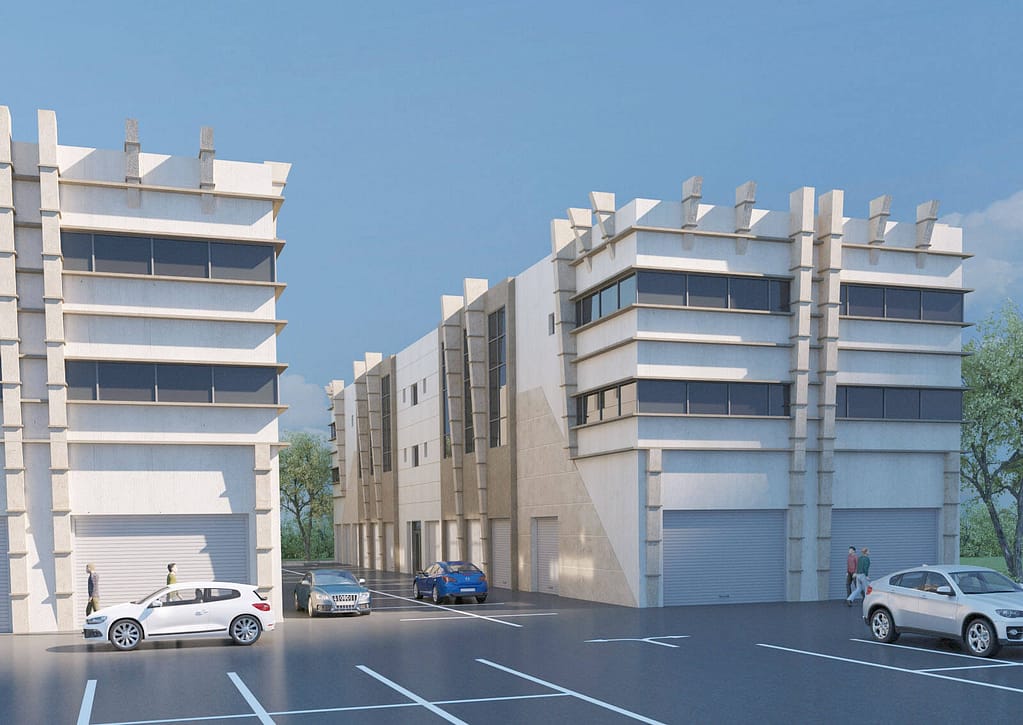 1015 5 floor building design +basement,plot size (40mx60m)