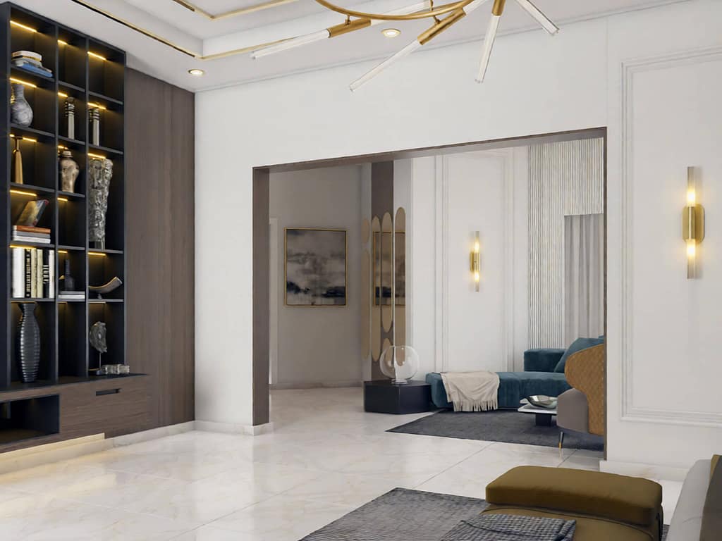 522 bed room interior design,size (5.00mx6.00m)