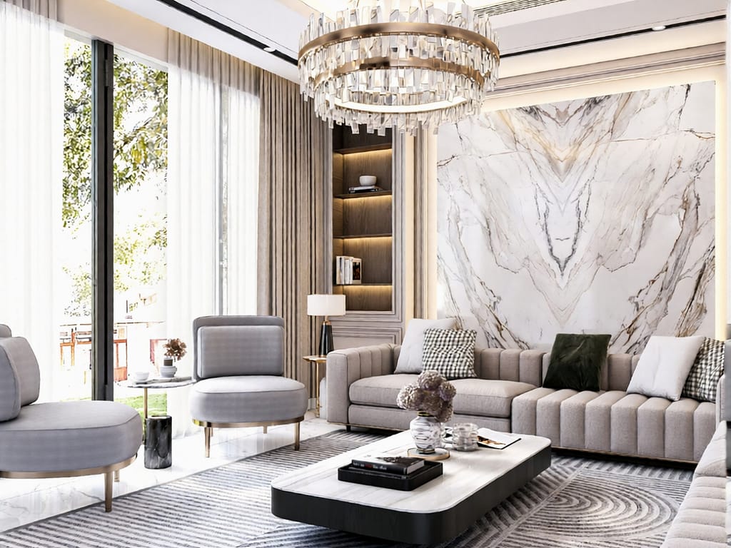 528 staire room interior design,size (3.00mx7.60m) (copy)