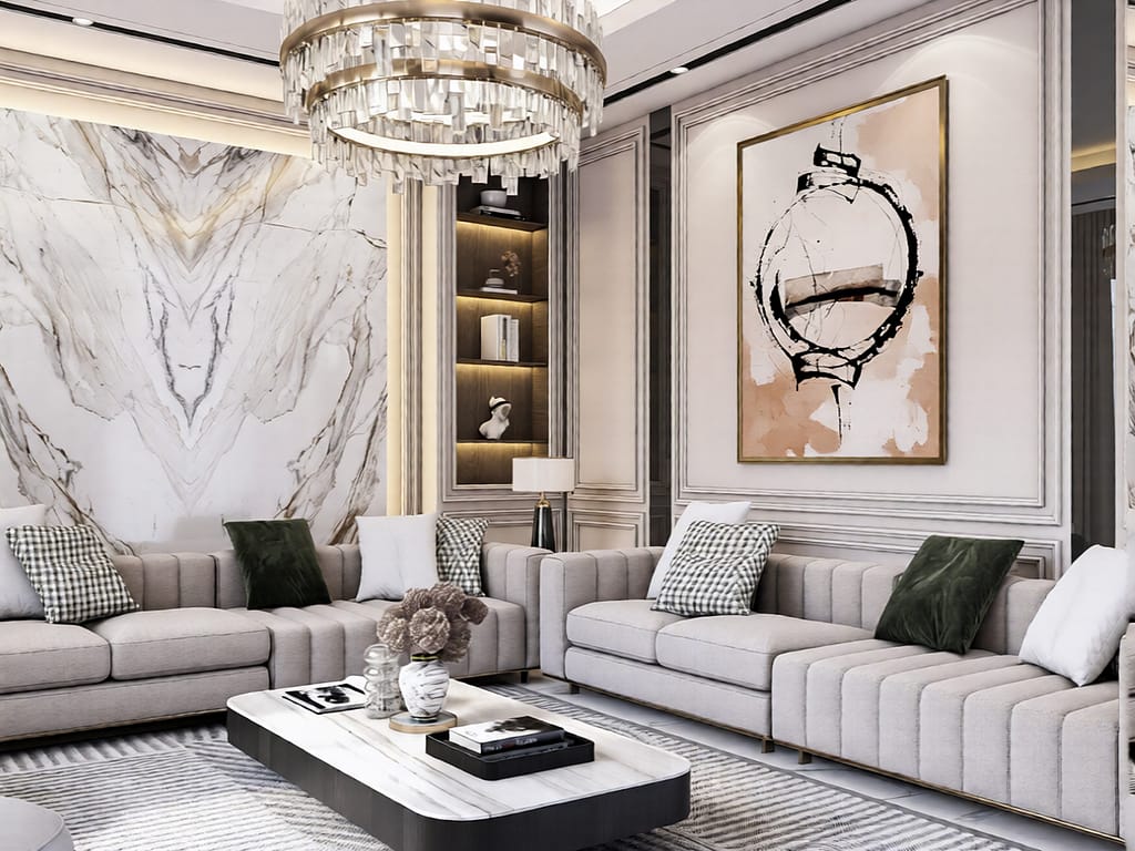 528 staire room interior design,size (3.00mx7.60m) (copy)