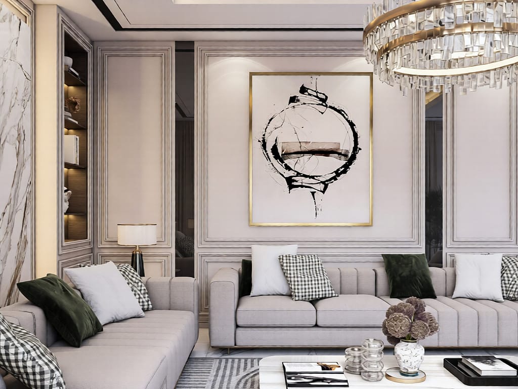 528 staire room interior design,size (3.00mx7.60m) (copy)