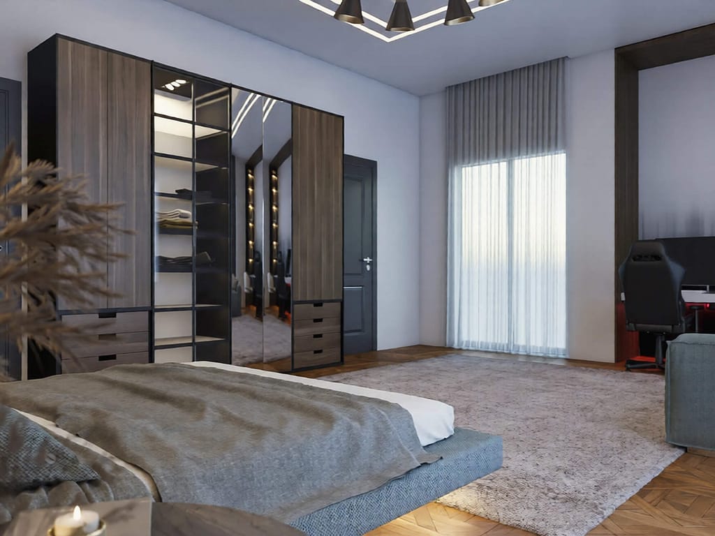 506 modren bed room interior design, size (7.00mx5.50m) (copy)