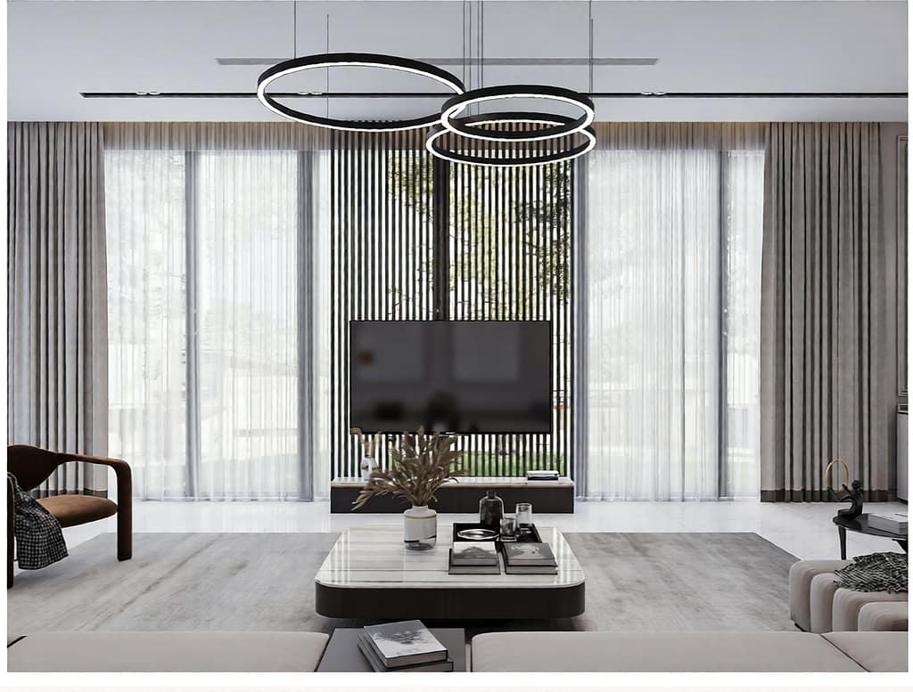 531 family hall interior design,size (5.20mx7.00m)