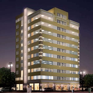 1002 11 floor building design ,plot size (25mx20m)