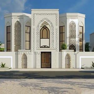 two floor modern house design , plot size 18 m x 30 m