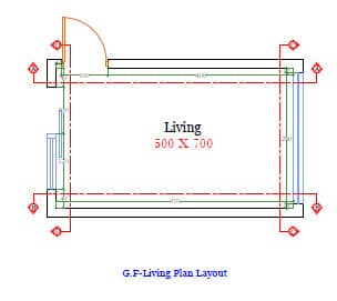 539 guest room interior design,size (5.00mx5.00m) (copy)