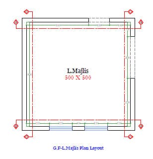 538 family hall interior design,size (5.20mx7.10m) (copy)