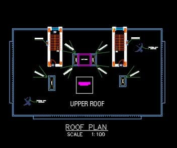 1005 5 floor building design ,plot size (21mx35m)