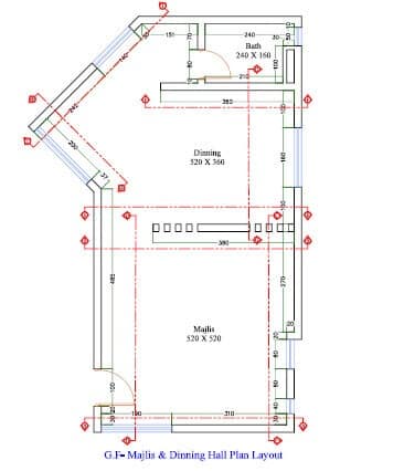 515 family hall interior design,size (4.30mx7.20m) (copy)