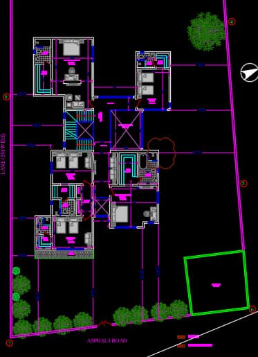 34 three floor modern house design,plot size (30mx40m)