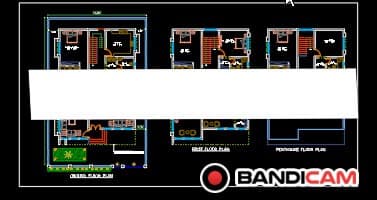 three floor modern house design (twin), plot size 18 m x 22 m (copy)