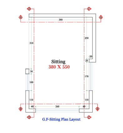 524 guest room interior design,size (6.80mx6.20m) (copy)