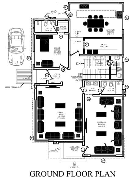 31 three floor modern house design,plot size (20mx20m)