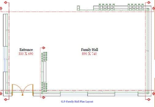 543 dinning room interior design,size (6.00mx5.60m) (copy)