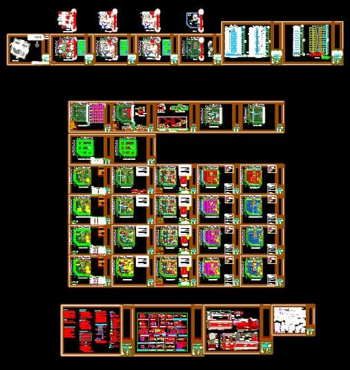 1009 12 floor building design ,plot size (20mx20m)