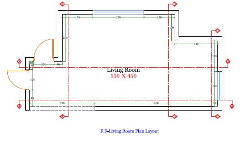 532 dinning interior design,size (5.20mx4.00m) (copy)