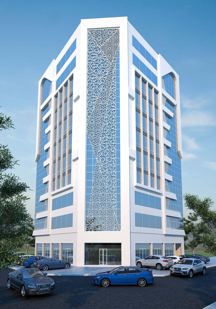 1009 12 floor building design ,plot size (20mx20m)