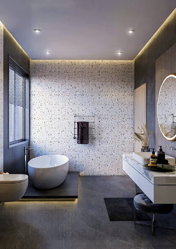 517 bath interior design,size (2.80mx4.40m)