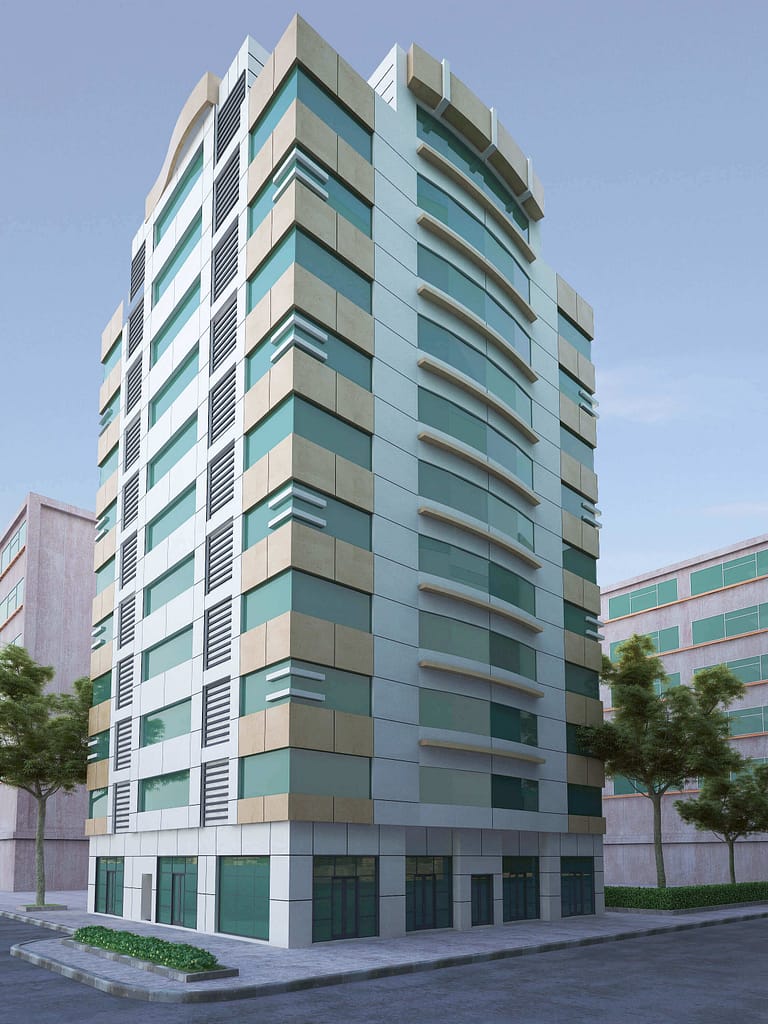 1003 12 floor building design ,plot size (20mx25m)