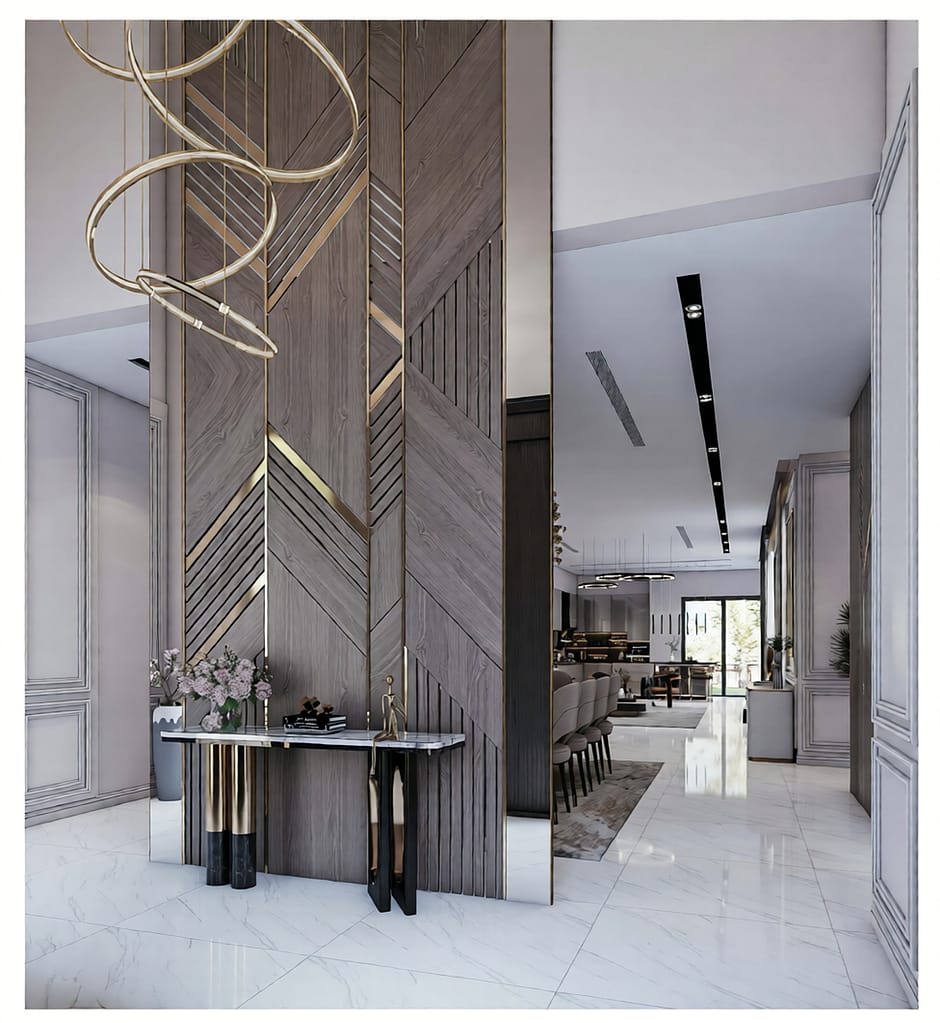 528 staire room interior design,size (3.00mx7.60m)