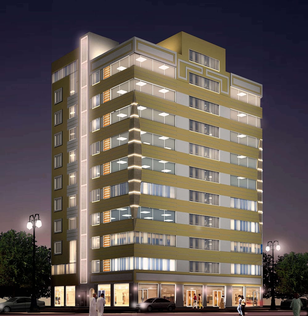 1002 11 floor building design ,plot size (25mx20m)